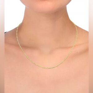 Sleek 925 Italy Silver Chain Necklace